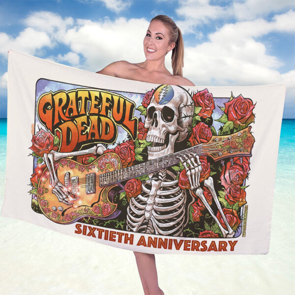 Grateful Dead Rectangle Beach Towel - TANTN 14418