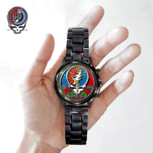 Grateful Dead Black Stainless Steel Watch - TANTN 14404