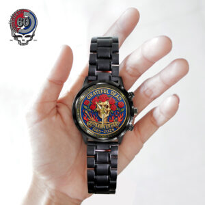 Grateful Dead Black Stainless Steel Watch - TANTN 14405
