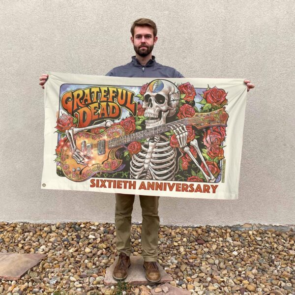Grateful Dead 3D House Flag - TANTN 14417