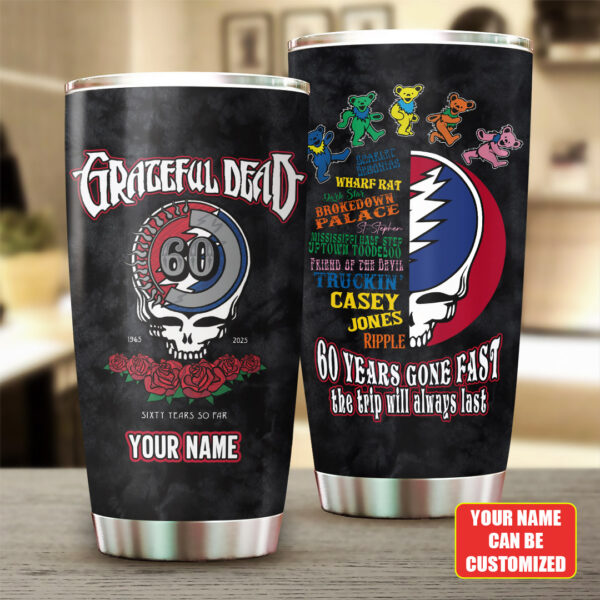 Personalized Grateful Dead Tumbler Cup - TANTN 14412