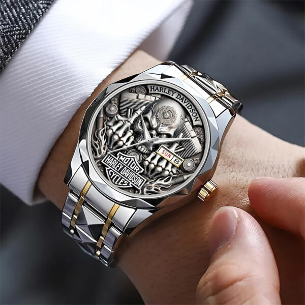 Harley Davidson Alloy Luxury Quartz Watch - TANTN 14718