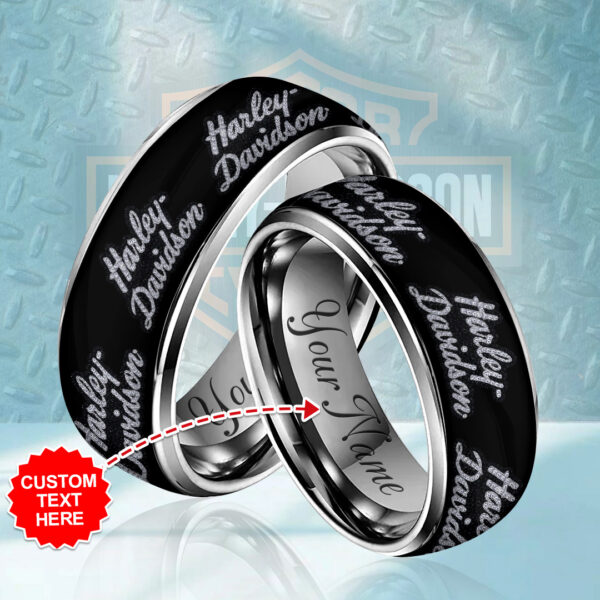Personalized Harley Davidson Custom Alloy Ring - TANTN 14163