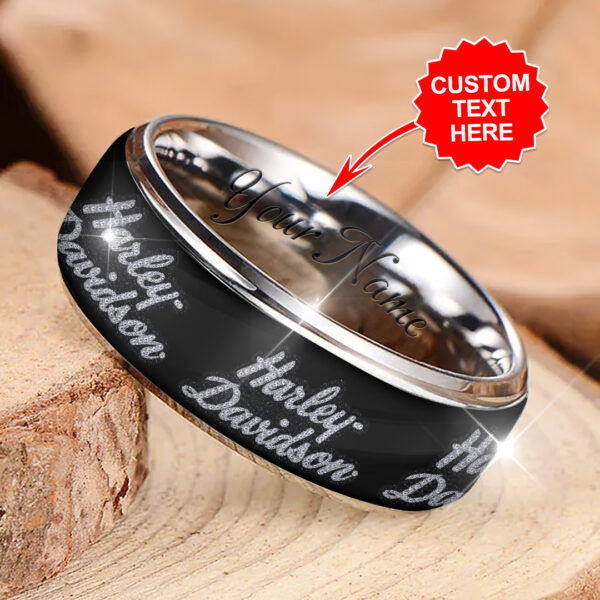 Personalized Harley Davidson Custom Alloy Ring - TANTN 14163