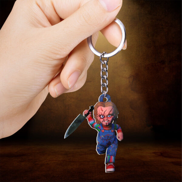 Horror Movies x Chucky Custom Shape 2-sided Keychain - HOATT 11890