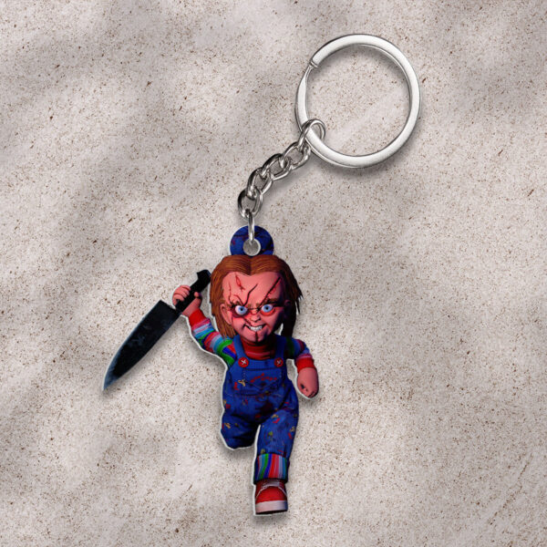 Horror Movies x Chucky Custom Shape 2-sided Keychain - HOATT 11890