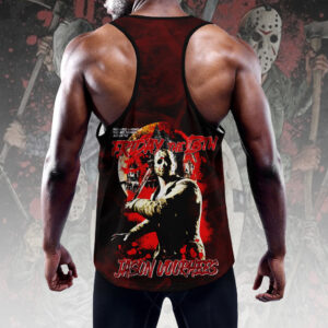 Horror Movies x Jason Voorhees Y-Back Muscle Tank Top - HOATT 11894