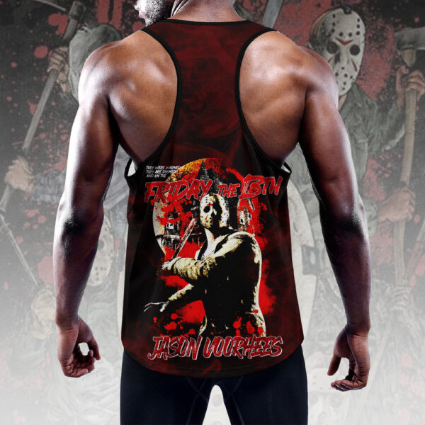 Horror Movies x Jason Voorhees Y-Back Muscle Tank Top - HOATT 11894