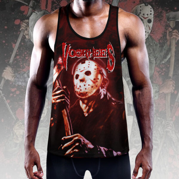 Horror Movies x Jason Voorhees Y-Back Muscle Tank Top - HOATT 11894