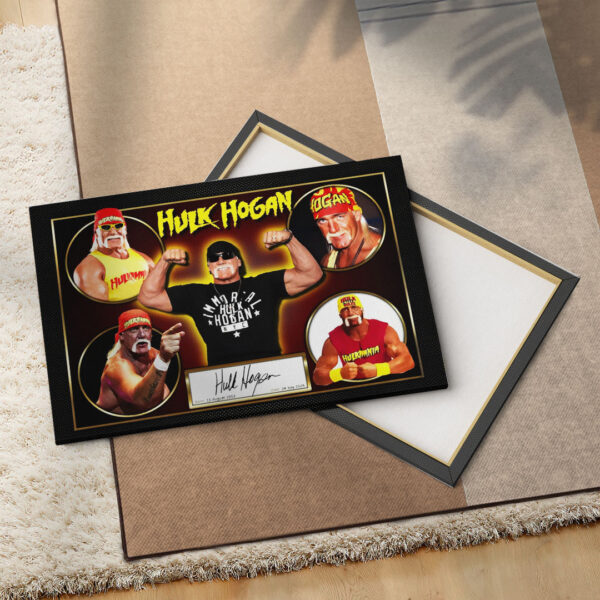 Hulk Hogan Rectangle Canvas With Inner Frame - HOATT 12042