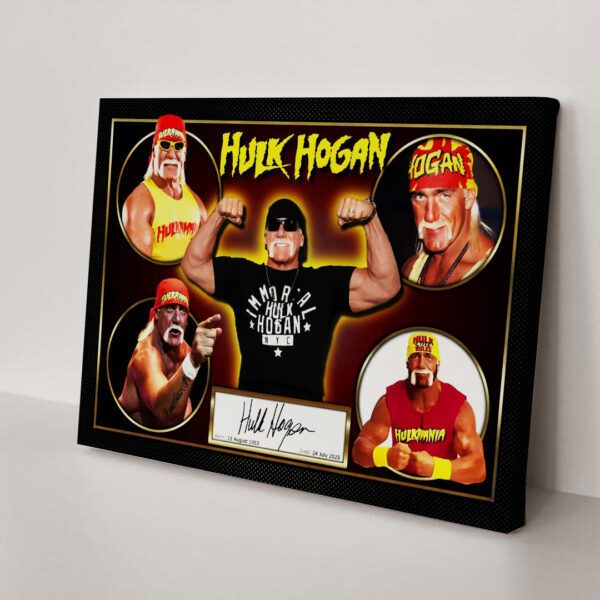Hulk Hogan Rectangle Canvas With Inner Frame - HOATT 12042