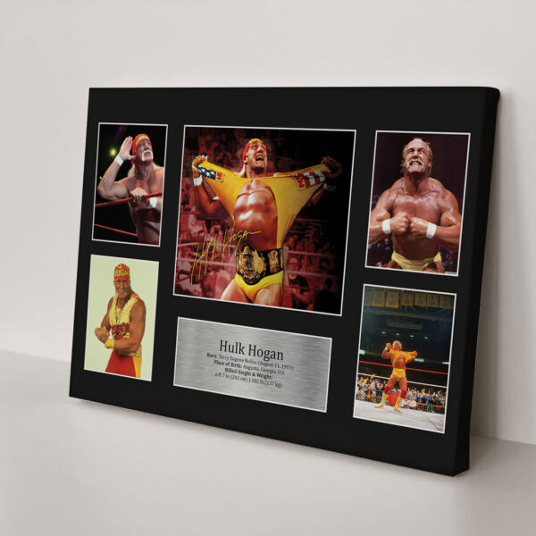 Hulk Hogan Rectangle Canvas With Inner Frame - HOATT 12058