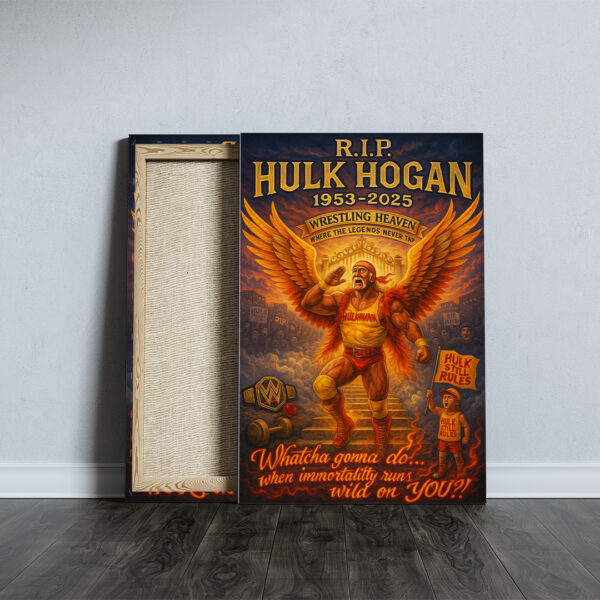 Hulk Hogan Rectangle Canvas With Inner Frame - HOATT 12086