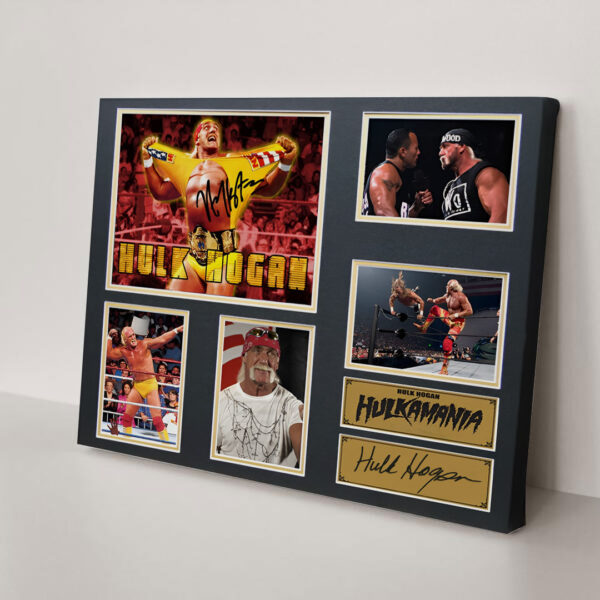 Hulk Hogan Rectangle Canvas With Inner Frame - HOATT 12100