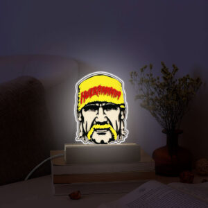 Hulk Hogan Led Light with Wooden Base (7 Colors) - HOATT 12059