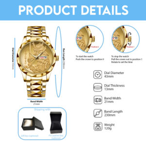 IRMA Alloy Luxury Quartz Watch - HOATT 11675
