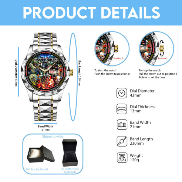 IRMA Alloy Luxury Quartz Watch - TANTN 14741