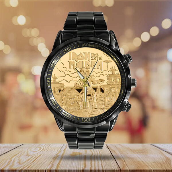 IRMA Black Stainless Steel Watch - TANTN 14340