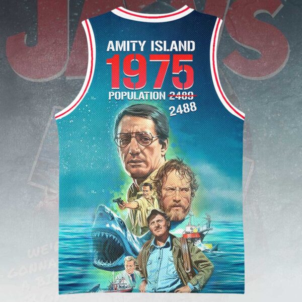 Jaws Basketball Jersey - HOATT 11706