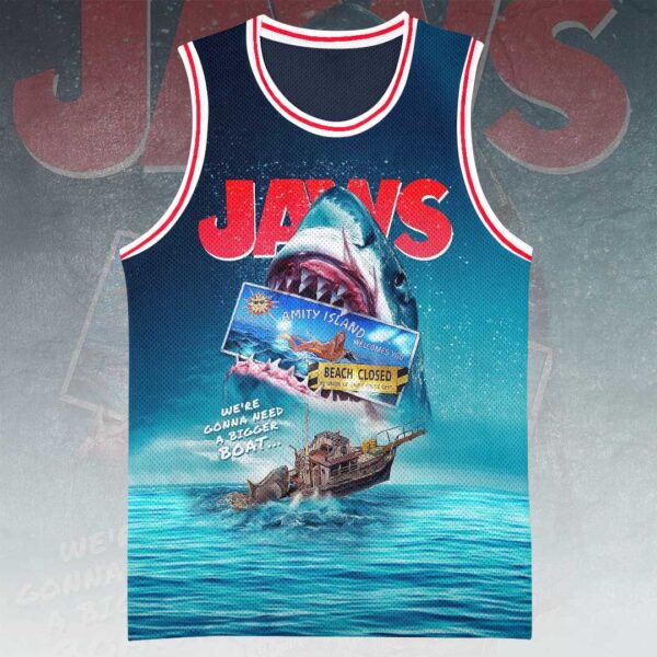 Jaws Basketball Jersey - HOATT 11706