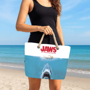 Jaws Hemp Rope Tote Bag - TANTN 14196