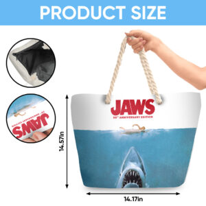 Jaws Hemp Rope Tote Bag - TANTN 14196