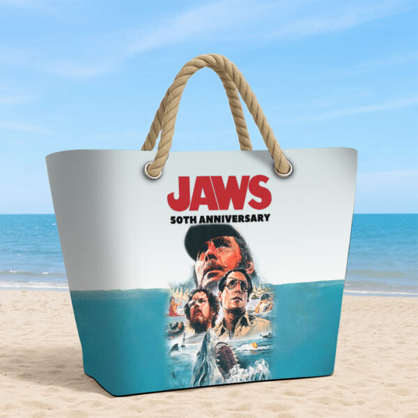 Jaws Hemp Rope Tote Bag - TANTN 14198