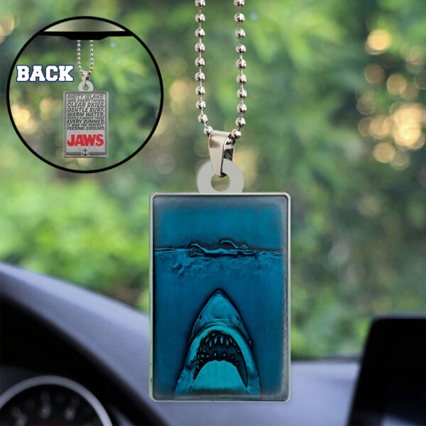Jaws Custom shape 2-sided Acrylic Car Ornament - GNE 3876