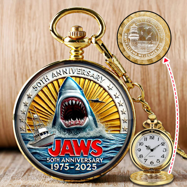 Jaws Custom Pocket Watch - HOATT 11699