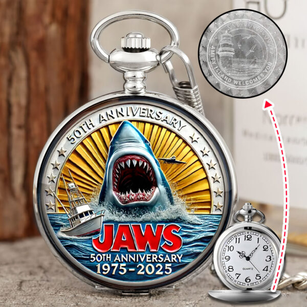 Jaws Custom Pocket Watch - HOATT 11699