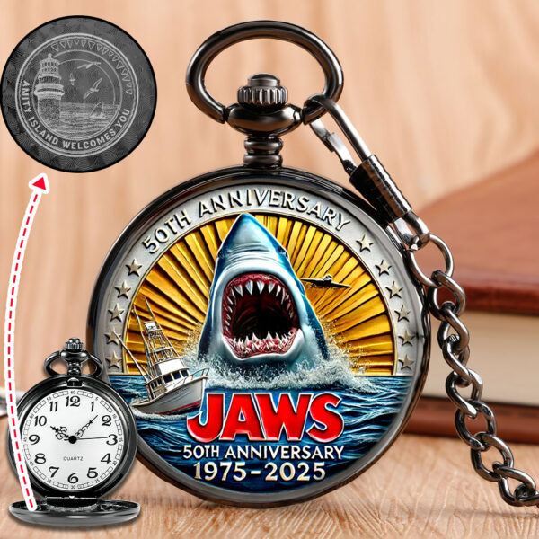 Jaws Custom Pocket Watch - HOATT 11699