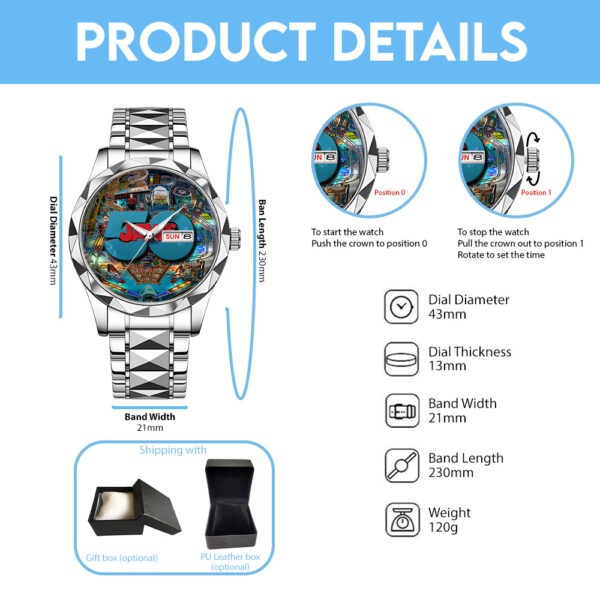 Jaws Alloy Luxury Quartz Watch - TANTN 14188