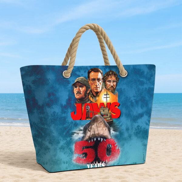 Jaws Hemp Rope Tote Bag - TANTN 14199