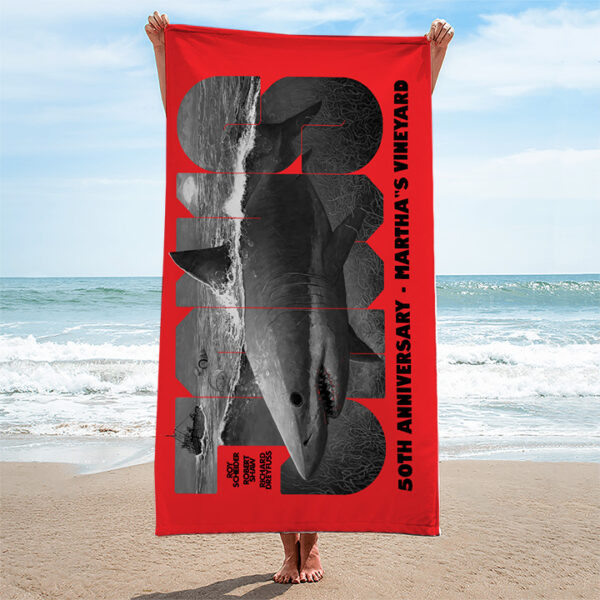 Jaws Rectangle Beach Towel - TANTN 14186