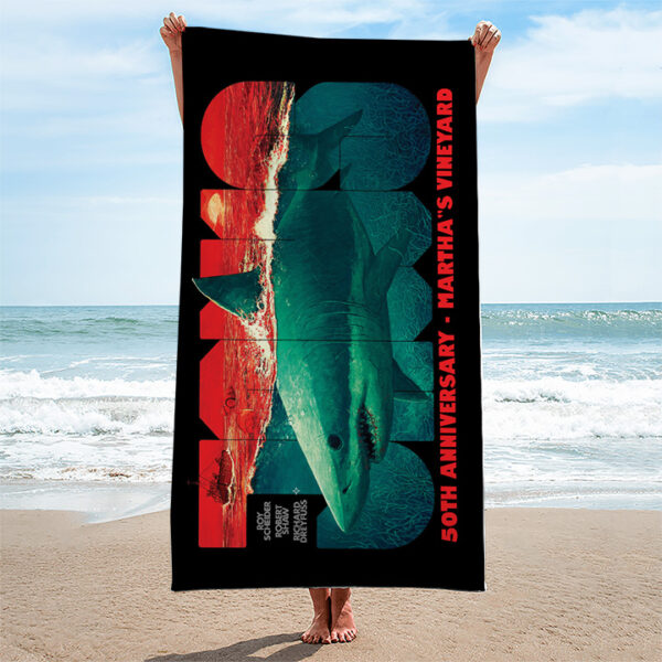 Jaws Rectangle Beach Towel - TANTN 14187