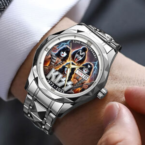 Kiss Band Alloy Luxury Quartz Watch - HOATT 11831