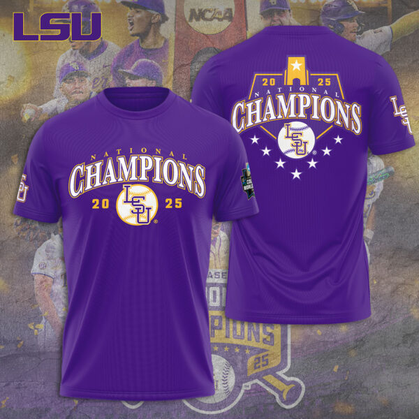 LSU Tigers Baseball 3D Apparel - TANTN 14093
