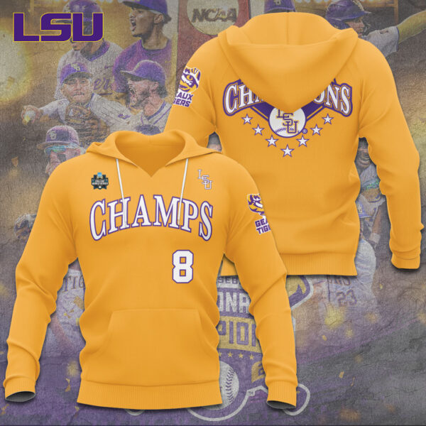 LSU Tigers Baseball 3D Apparel - TANTN 14094