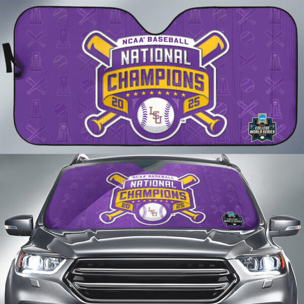 LSU Tigers Baseball Auto Sun Shade - MAITM 11966