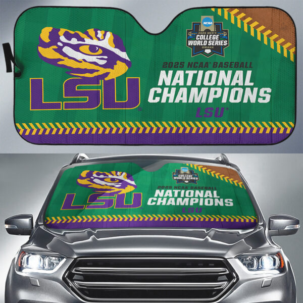 LSU Tigers Baseball Auto Sun Shade - MAITM 11967
