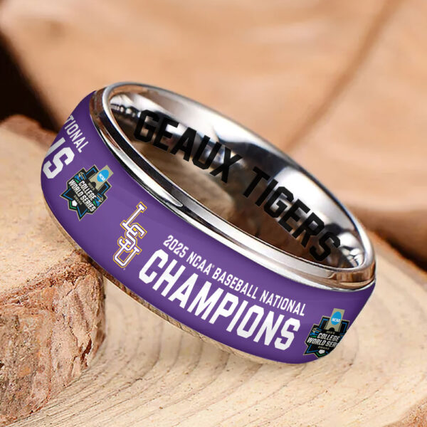 LSU Tigers Baseball Custom Alloy Ring - MAITM 11902