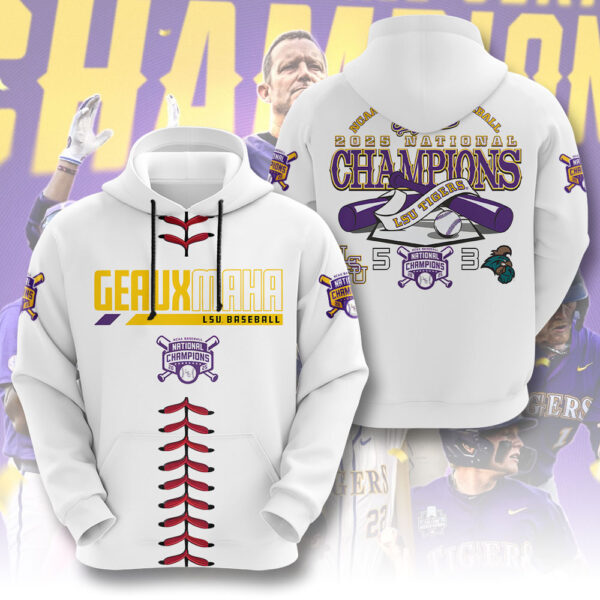 LSU Tigers Baseball 3D Apparel - GNE 3842