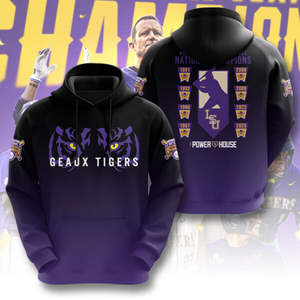 LSU Tigers Baseball 3D Apparel - GNE 3902