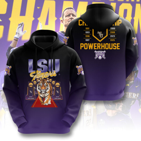 LSU Tigers Baseball 3D Apparel - GNE 3909