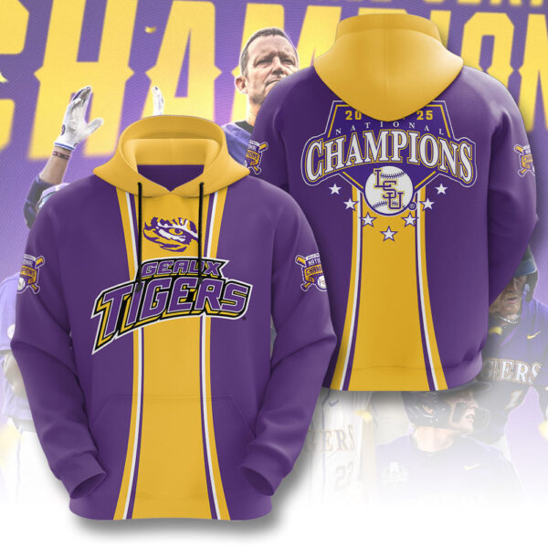 LSU Tigers Baseball 3D Apparel - GNE 3932