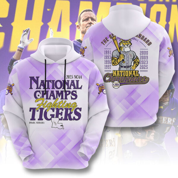LSU Tigers Baseball 3D Apparel - GNE 3938
