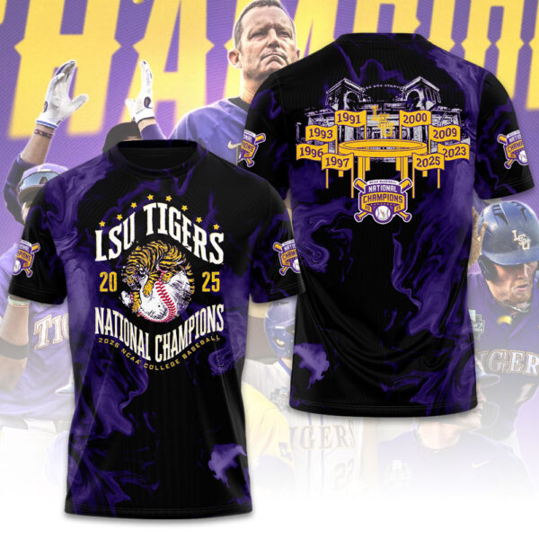 LSU Tigers Baseball 3D Apparel - GNE 3843