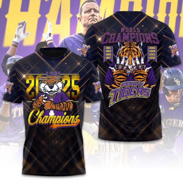 LSU Tigers Baseball 3D Apparel - GNE 3871