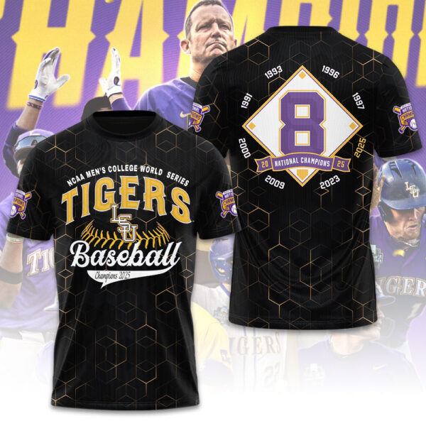 LSU Tigers Baseball 3D Apparel - GNE 3872