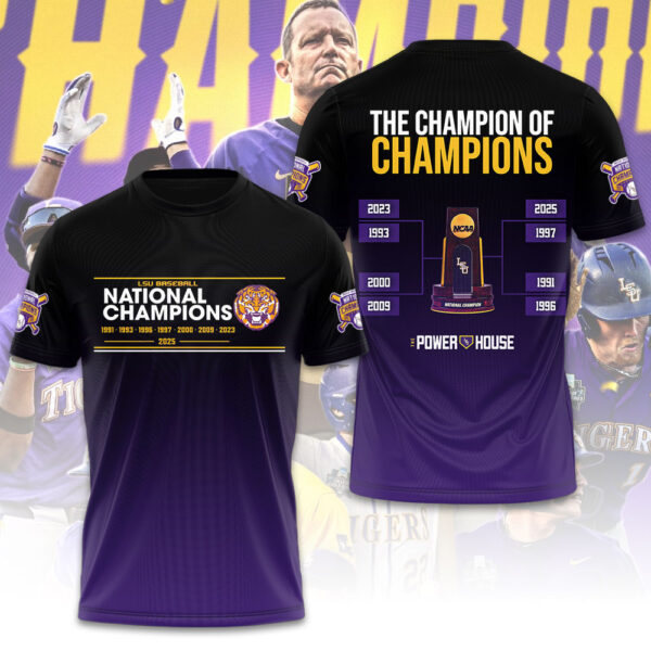LSU Tigers Baseball 3D Apparel - GNE 3891